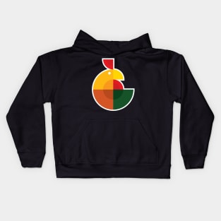 Quadrant Rooster Kids Hoodie